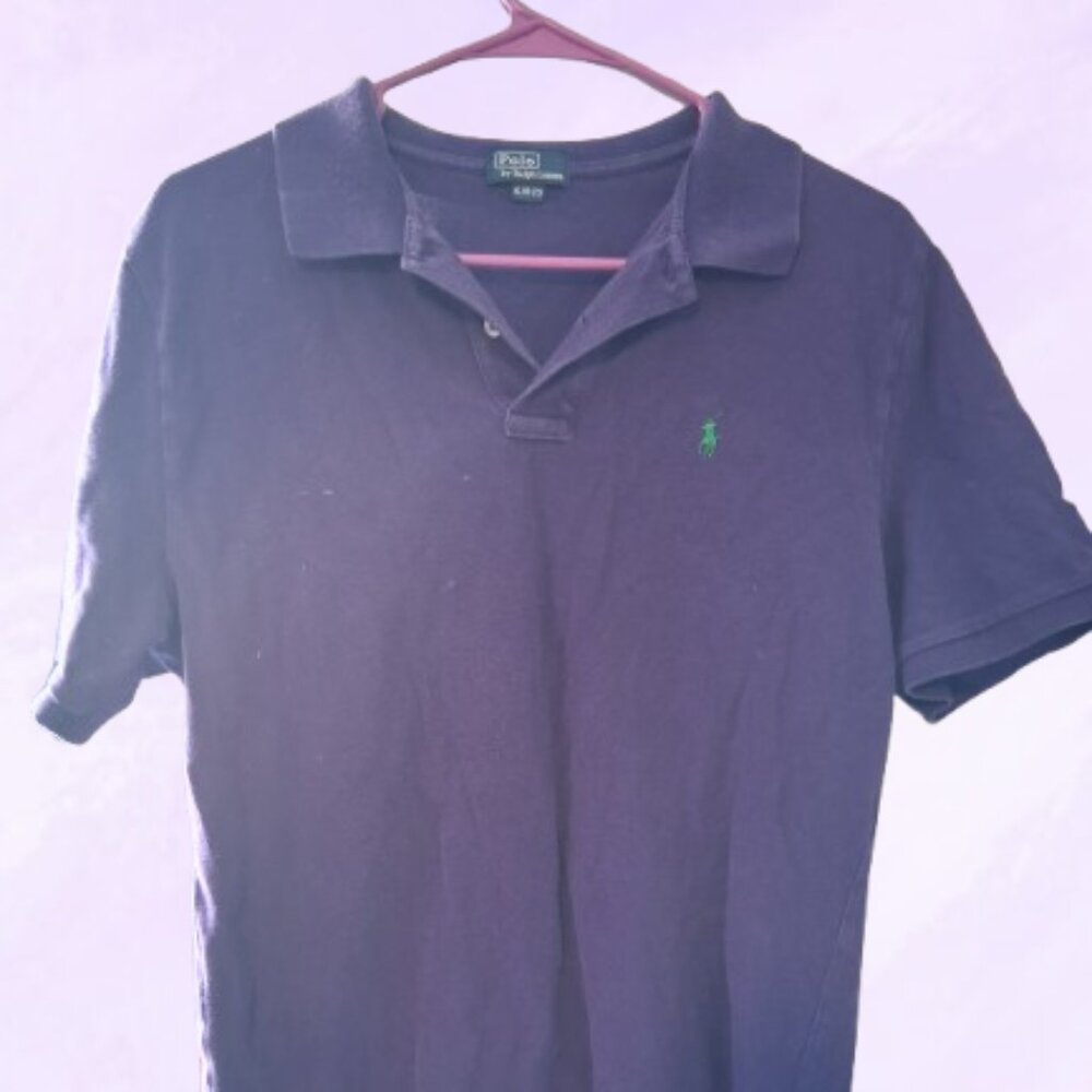 POLO Ralph Lauren men's polo shirt in purple and green size xl extra large.